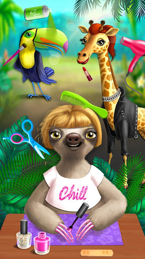 Jungle Animal Hair Salon - 适合孩童的打扮、时尚与造型游戏 screenshot 2