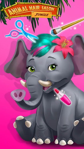 Jungle Animal Hair Salon - 适合孩童的打扮、时尚与造型游戏 screenshot 5