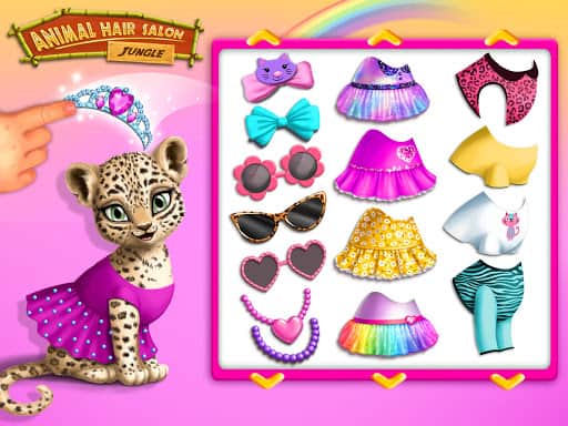 Jungle Animal Hair Salon - 适合孩童的打扮、时尚与造型游戏 screenshot 7