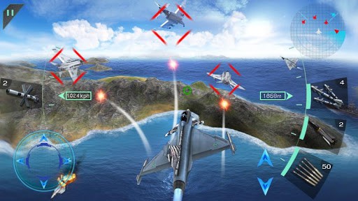 空中決戰3D - Sky Fighters screenshot 1