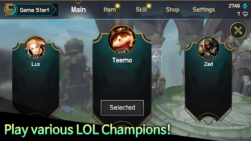 英雄決鬪 (Ez Mirror Match2) : LOL Champions Battle screenshot 1