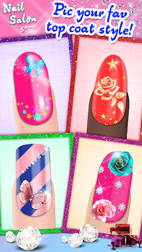 美甲沙龙化妆 – 装扮游戏 screenshot 2