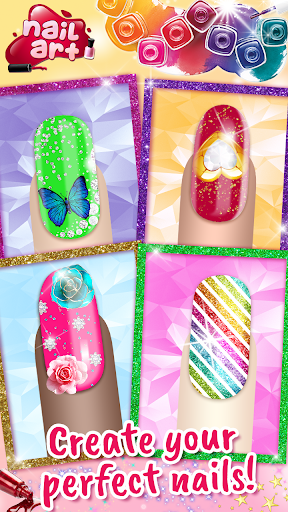 美甲沙龙化妆 – 女孩游戏 screenshot 2