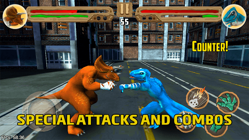 恐龙战士 - 免费格斗游戏 screenshot 7