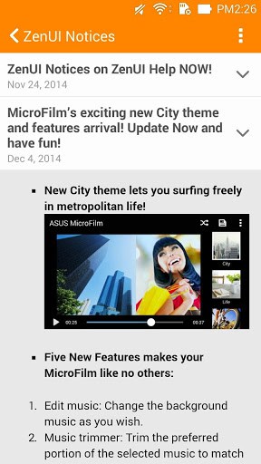 ZenUI Help screenshot 1