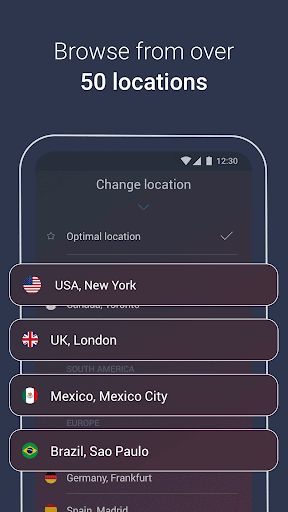 AVG VPN – 终极版,安全 VPN 和代理 screenshot 2
