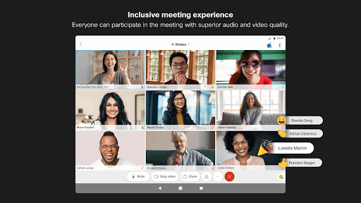 Cisco Webex Meetings screenshot 4