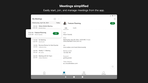 Cisco Webex Meetings screenshot 6