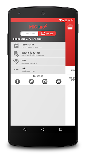 Mi Claro Ecuador screenshot 2
