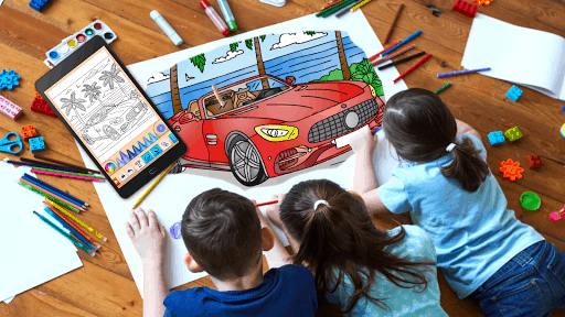 汽车着色游戏 screenshot 4