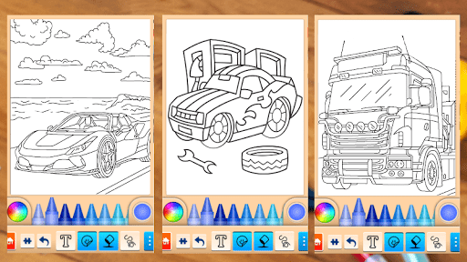汽车着色游戏 screenshot 5