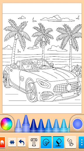 汽车着色游戏 screenshot 6