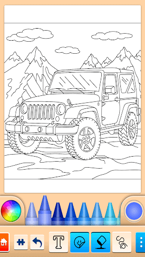 汽车着色游戏 screenshot 7