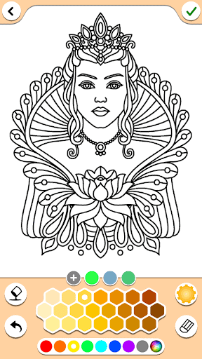 曼陀罗着色页 screenshot 1