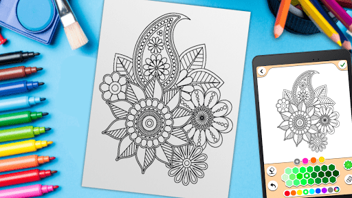 曼陀罗着色页 screenshot 3