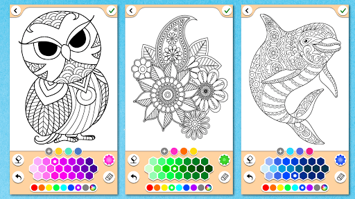 曼陀罗着色页 screenshot 4