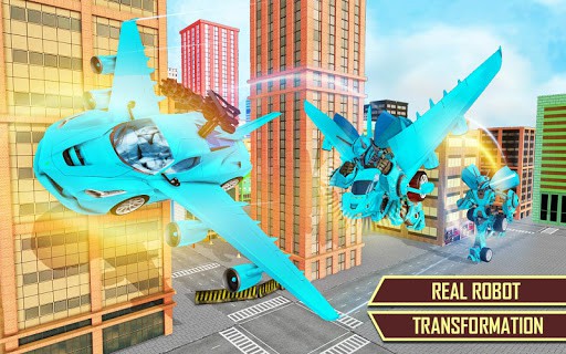 飞行汽车改造机器人汽车大战超级英雄 screenshot 1