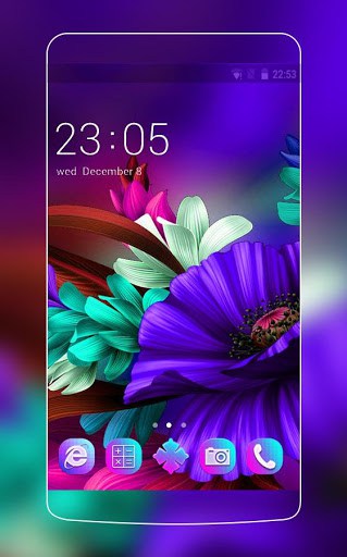 花儿手机主题——畅游桌面 screenshot 3