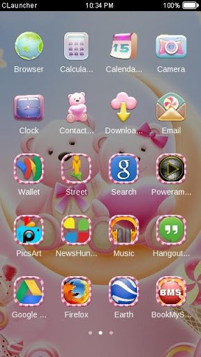 ‘友爱小熊’手机主题——畅游桌面 screenshot 1