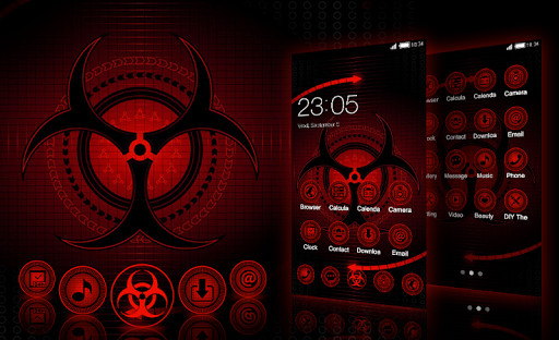 抽象红色主题 screenshot 3