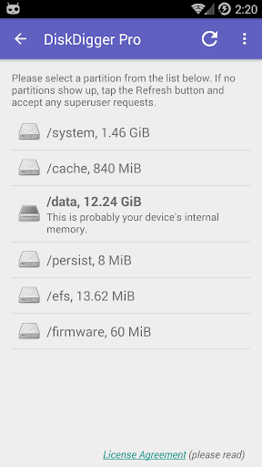 DiskDigger照片恢复 screenshot 3