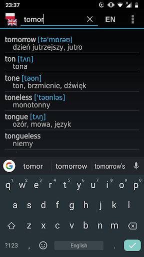 Polish - English offline dict. screenshot 1