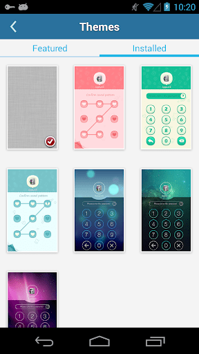 AppLock Theme Cube screenshot 1