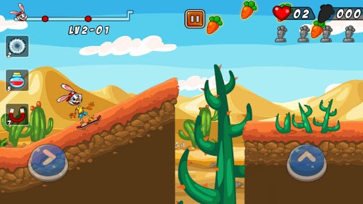 滑板小兔 - Bunny Skater screenshot 3