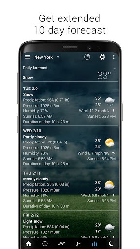 3D flip clock & weather screenshot 2