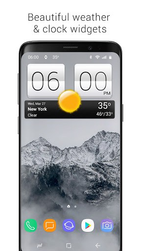 Sense V2 Flip Clock & Weather screenshot 7