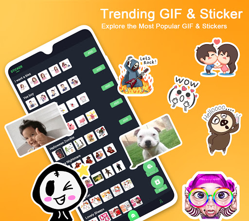 ❤️Emoji keyboard - Cute Emoticons, GIF, Stickers screenshot 2
