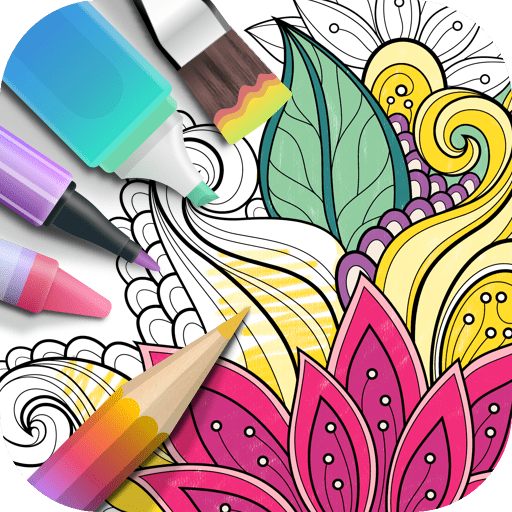 缤纷花园填色本