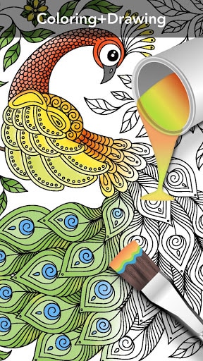 缤纷花园填色本 screenshot 2