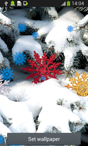 降雪动态壁纸 screenshot 1