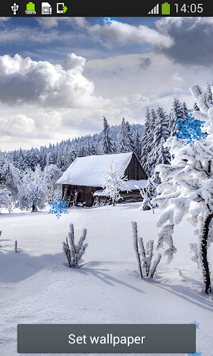 降雪动态壁纸 screenshot 2