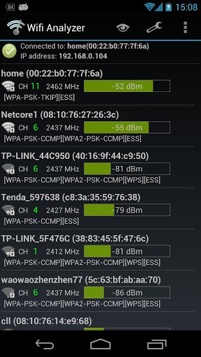 Wifi 分析仪（Wifi Analyzer） screenshot 2