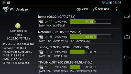 Wifi 分析仪（Wifi Analyzer） screenshot 6