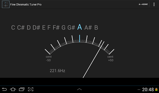 Fine Chromatic Tuner PRO screenshot 2