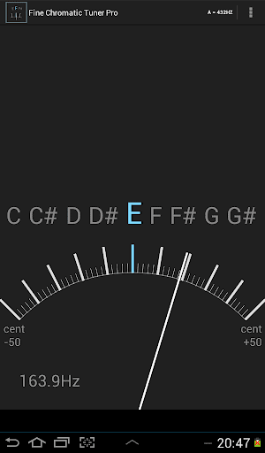 Fine Chromatic Tuner PRO screenshot 3