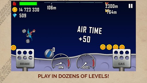 爬坡賽: Hill Climb Racing screenshot 2