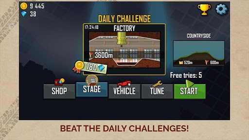 爬坡賽: Hill Climb Racing screenshot 3