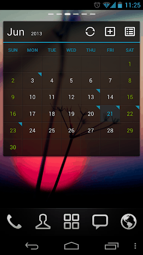 GO 日历小部件 screenshot 2