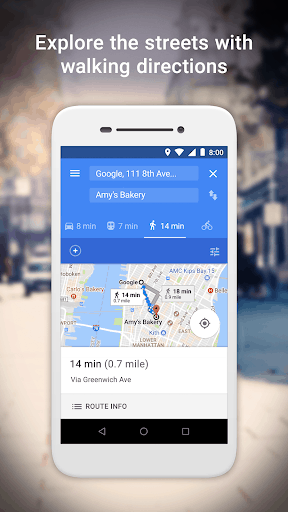 Google Maps Go - 路线、路况和公交 screenshot 2