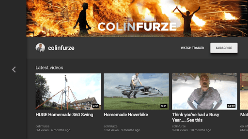YouTube for Android TV screenshot 3