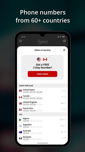Hushed - 第二电话号码 - 通话和发短信 screenshot 2