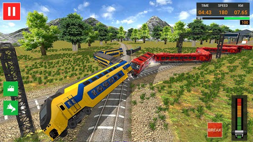 火车模拟器免费 - Euro Train Simulation Free 2019 screenshot 1
