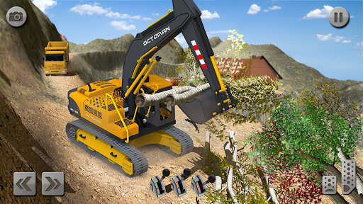 砂 挖掘机 卡车 驾驶 拯救 模拟器 游戏 screenshot 4