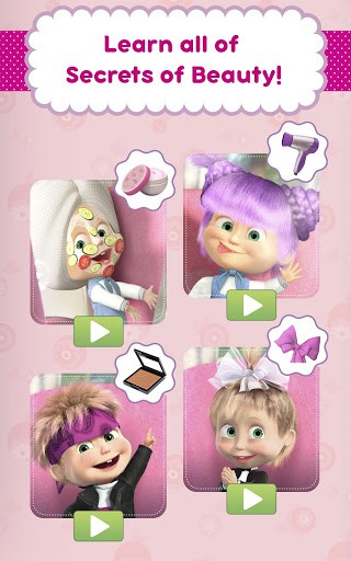 玛莎与熊:美发沙龙和儿童化妆游戏 screenshot 7
