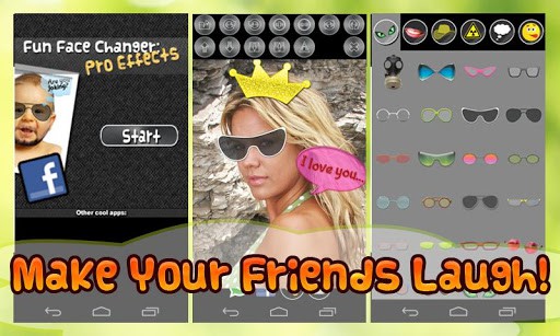 有趣的脸换：亲效果 screenshot 7