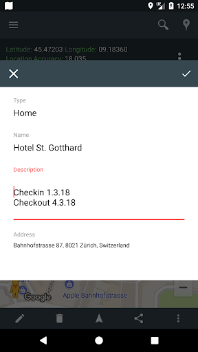 我的位置：GPS地图，分享和保存位置 screenshot 1